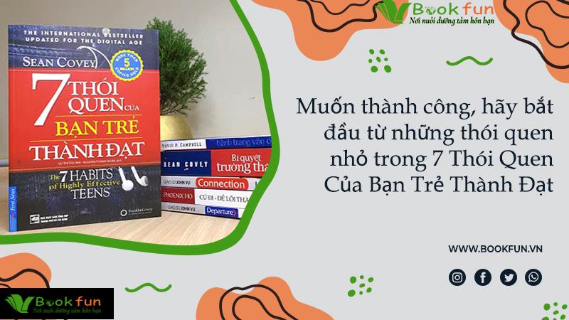 Sách 7 thói quen của bạn trẻ thành đạt