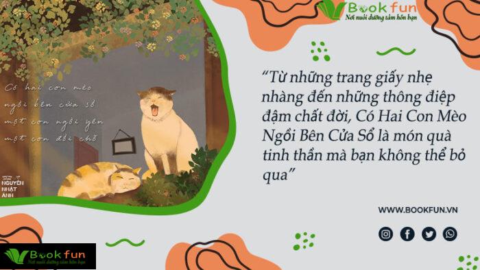 Có Hai Con Mèo Ngồi Bên Cửa Sổ