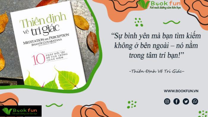 sách Thiền Định Về Tri Giác