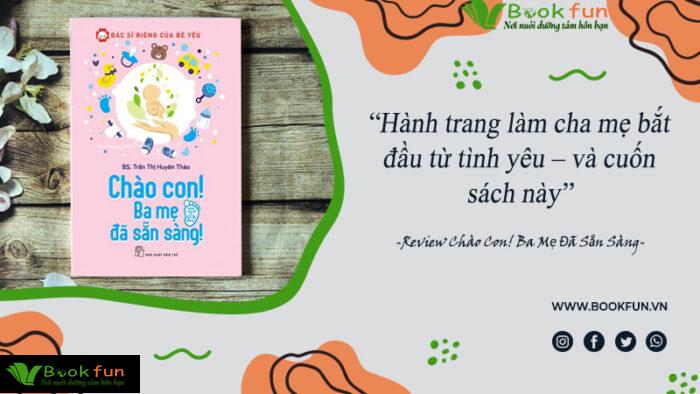 Cuốn Sách Chào Con Ba Mẹ Đã sẵn Sàng